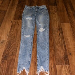 AE Hi Rise Ripped Jegging